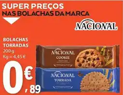 E.Leclerc Bolachas torradas nacional promoção