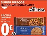E.Leclerc Bolachas torradas nacional promoção