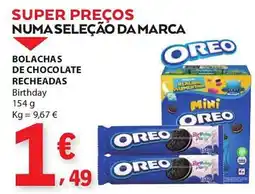 E.Leclerc Bolachas de chocolate recheadas oreo promoção