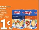 E.Leclerc Mini tostas bimbo promoção