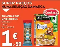 E.Leclerc Bolachas dos marinheiros cuétara promoção