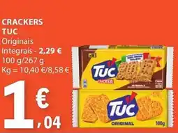 E.Leclerc Crackers tuc promoção