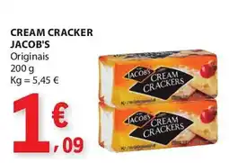 E.Leclerc Cream cracker jacob's promoção