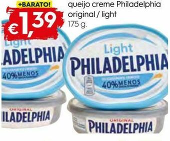 Queijo cremoso philadelphia
