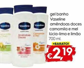 Gel de banho vaseline