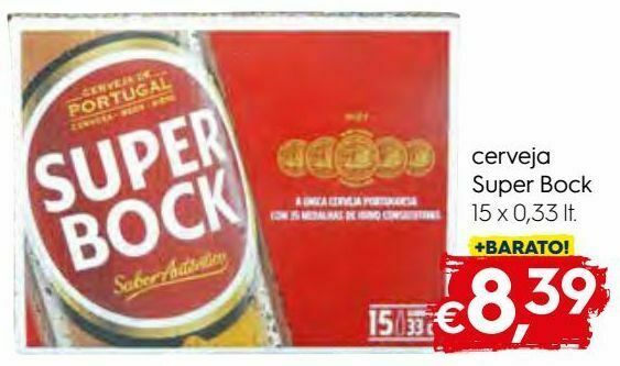 Bolama Cerveja super bock promoção
