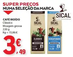 E.Leclerc Café moído Sical promoção