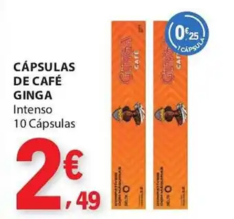 E.Leclerc Cápsulas de café ginga promoção
