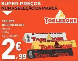 E.Leclerc Tablete de chocolate toblerone promoção