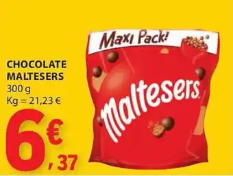 E.Leclerc Chocolate maltesers promoção