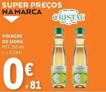 E.Leclerc Vinagre de sidra cristal promoção