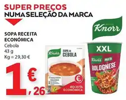 E.Leclerc Sopa receita económica knorr promoção