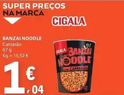 E.Leclerc Banzai noodle cigala promoção