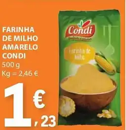 E.Leclerc Farinha de milho amarelo condi promoção