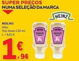 E.Leclerc Molho heinz Alho Top down promoção