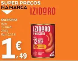 E.Leclerc Salsichas izidoro promoção