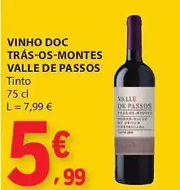 E.Leclerc Vinho doc trás-os-montes valle de passos promoção