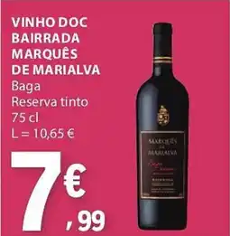 E.Leclerc Vinho doc bairrada marquês de marialva promoção