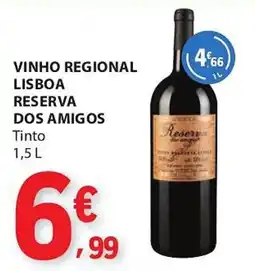 E.Leclerc Vinho regional lisboa reserva dos amigos tinto promoção