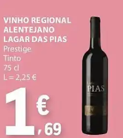 E.Leclerc Vinho regional alentejano lagar das pias promoção