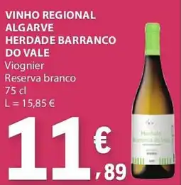 E.Leclerc Vinho regional algarve herdade barranco do vale promoção