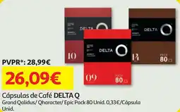 Minipreço Cápsulas de Café DELTA Q promoção