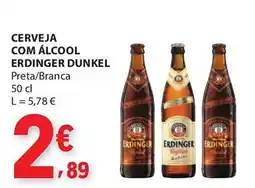 E.Leclerc Cerveja com álcool erdinger dunkel promoção