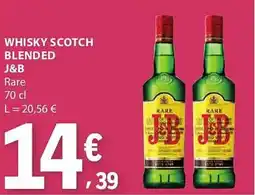E.Leclerc Whisky scotch blended j&b rare promoção