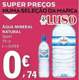 E.Leclerc Água mineral natural luso promoção