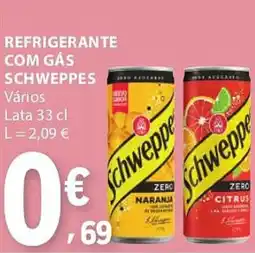 E.Leclerc Refrigerante com gás schweppes promoção