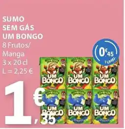 E.Leclerc Sumo sem gás um bongo promoção