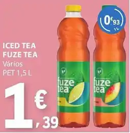 E.Leclerc Iced tea fuze tea promoção