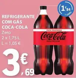 E.Leclerc Refrigerante com gás coca-cola promoção