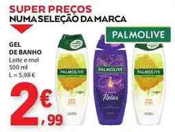 E.Leclerc Gel de banho palmolive promoção