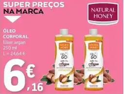 E.Leclerc Óleo corporal natural honey promoção