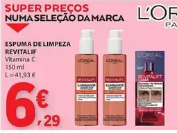 E.Leclerc Espuma de limpeza revitalif promoção