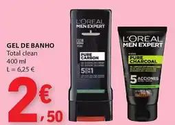 E.Leclerc Gel de banho total clean promoção