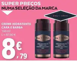 E.Leclerc Creme hidratante cara e barba promoção
