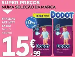 E.Leclerc Fraldas activity extra dodot promoção