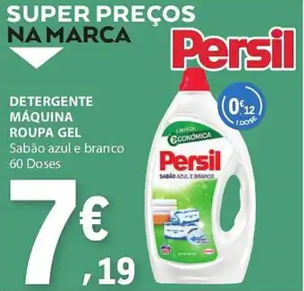 E.Leclerc Detergente máquina roupa gel persil promoção