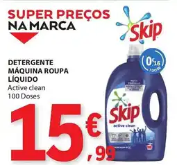 E.Leclerc Detergente máquina roupa líquido skip promoção