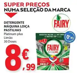 E.Leclerc Detergente máquina loiça pastilhas fairy promoção