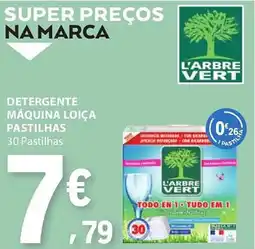 E.Leclerc Detergente máquina loiça pastilhas promoção