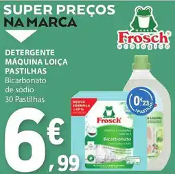 E.Leclerc Detergente máquina loiça pastilhas frosch promoção