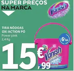 E.Leclerc Tira nódoas oxi action pó vanish promoção