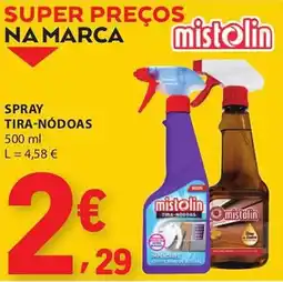 E.Leclerc Spray tira-nódoas mistolin promoção