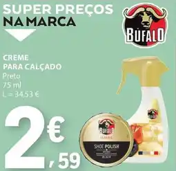 E.Leclerc Creme para calçado bufalo promoção