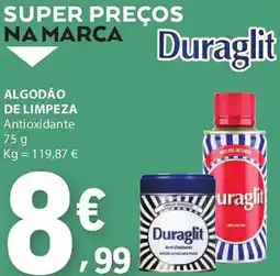 E.Leclerc Algodão de limpeza duraglit promoção