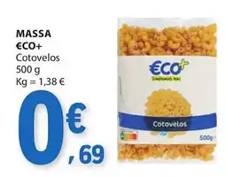E.Leclerc Massa €co+ cotovelos promoção