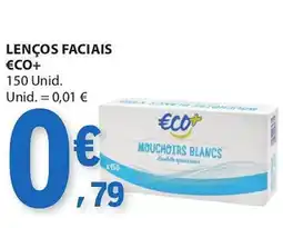 E.Leclerc Lenços faciais €co+ promoção
